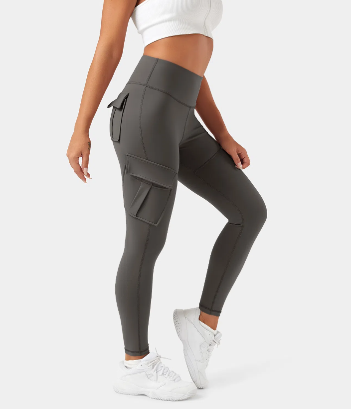 CARLOTTA - LEGGINGS YOGA A VITA ALTA CON TASCA