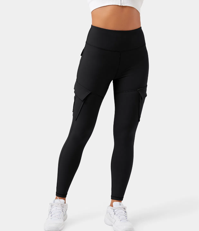 CARLOTTA - LEGGINGS YOGA A VITA ALTA CON TASCA