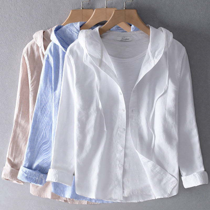 OCEAN BREEZE PARADISE CAMICIA DI LINO