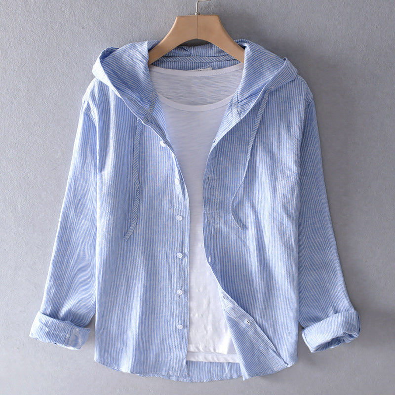 OCEAN BREEZE PARADISE CAMICIA DI LINO
