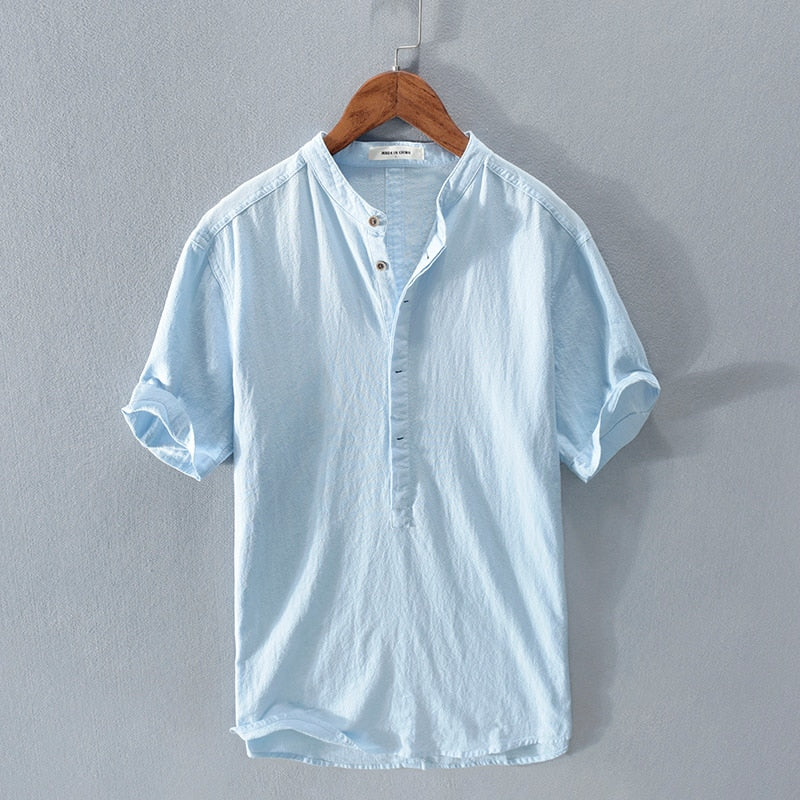 DAVIDE- CAMICIA ELEGANTE IN LINO