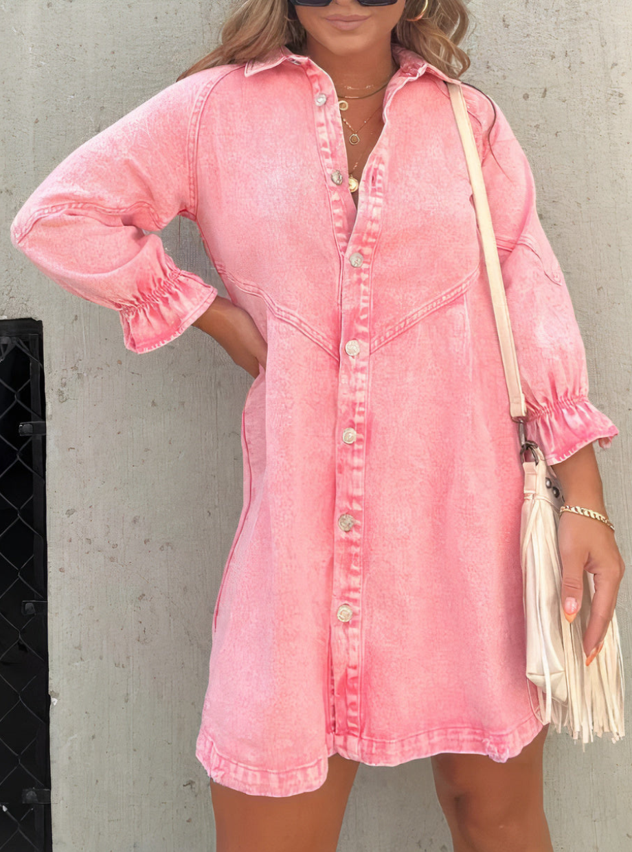 NAOMI™ | ABITO IN DENIM A MANICA LUNGA
