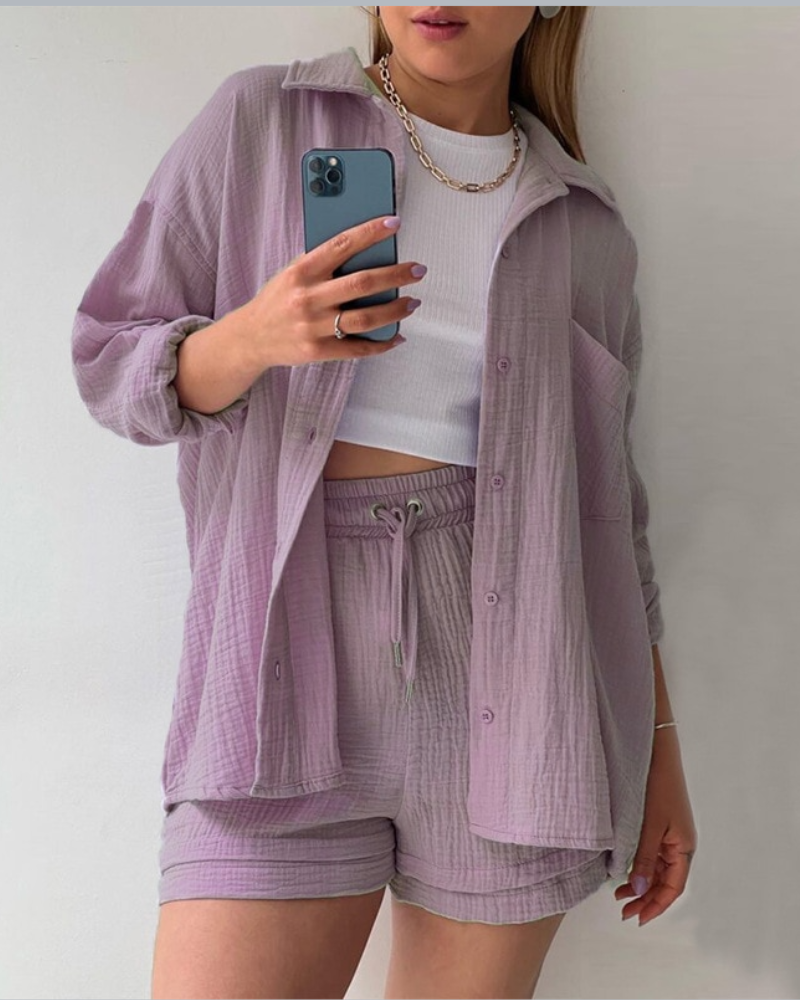 ILARIA- SET DA DONNA IN COTONE DI TENDENZA
