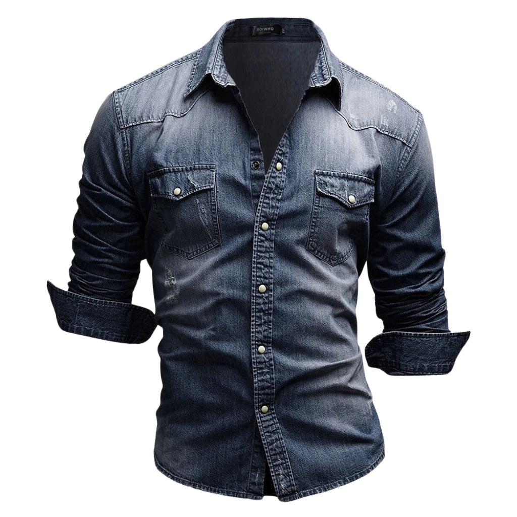 SILVA™ - CAMICIA IN DENIM RETRÒ