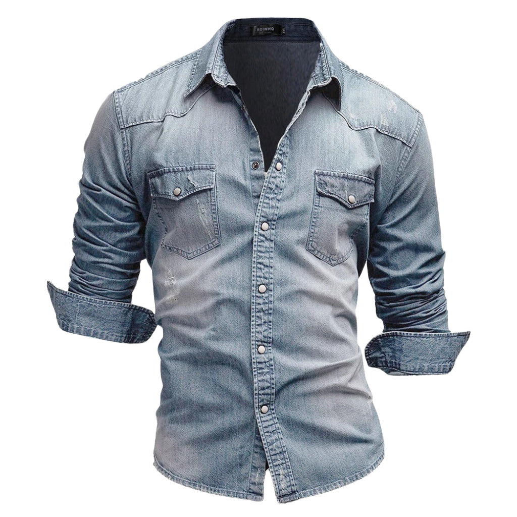 SILVA™ - CAMICIA IN DENIM RETRÒ