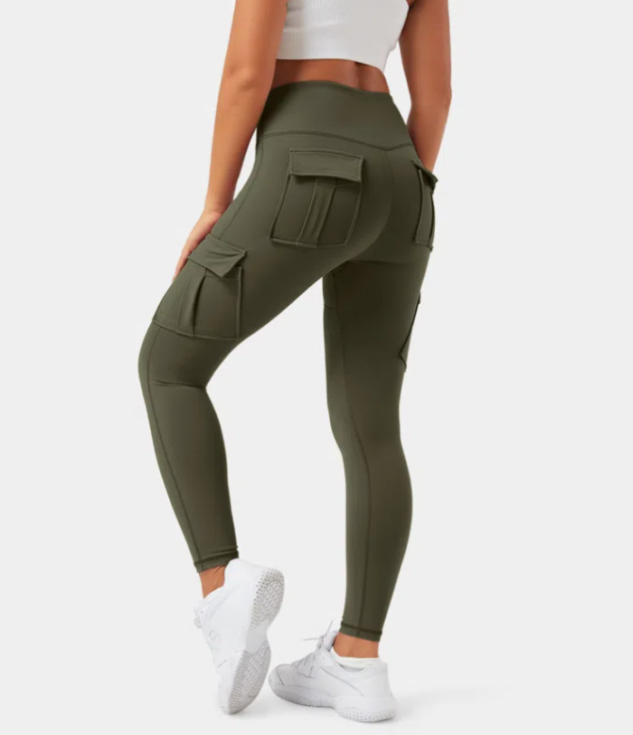 CARLOTTA - LEGGINGS YOGA A VITA ALTA CON TASCA