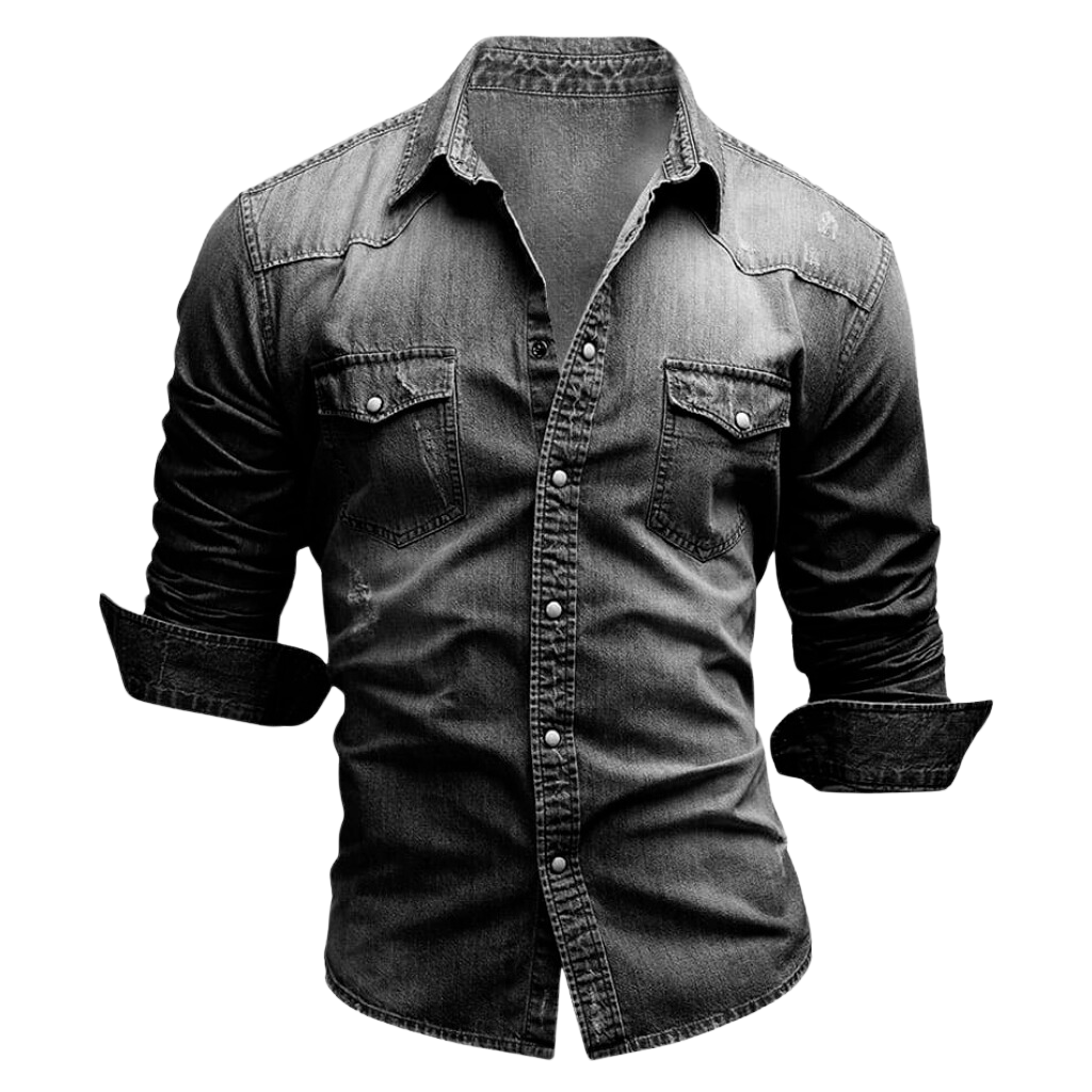 SILVA™ - CAMICIA IN DENIM RETRÒ