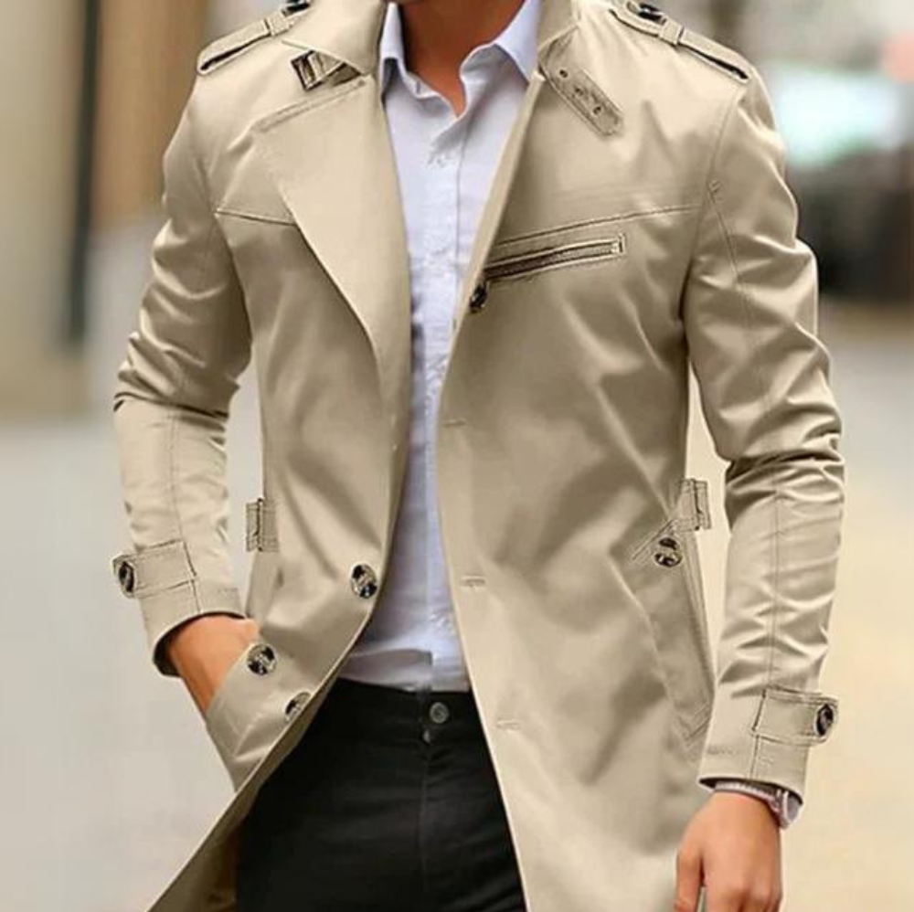 MATTEO - ELEGANTE TRENCH PER UOMINI