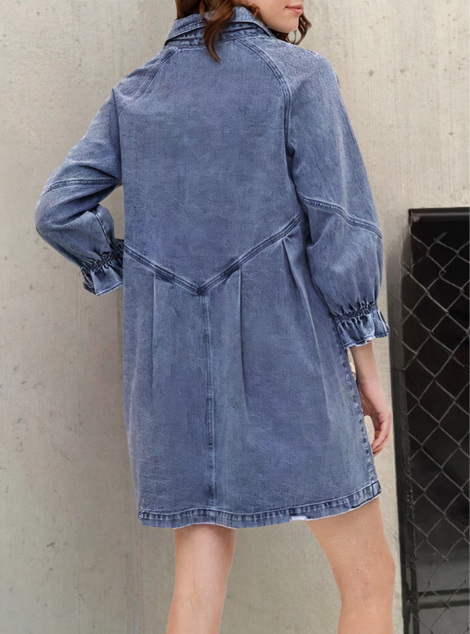 NAOMI™ | ABITO IN DENIM A MANICA LUNGA