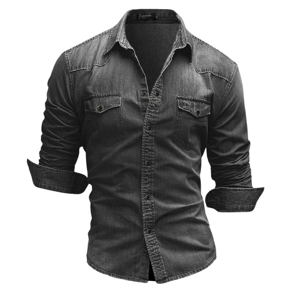 SILVA™ - CAMICIA IN DENIM RETRÒ