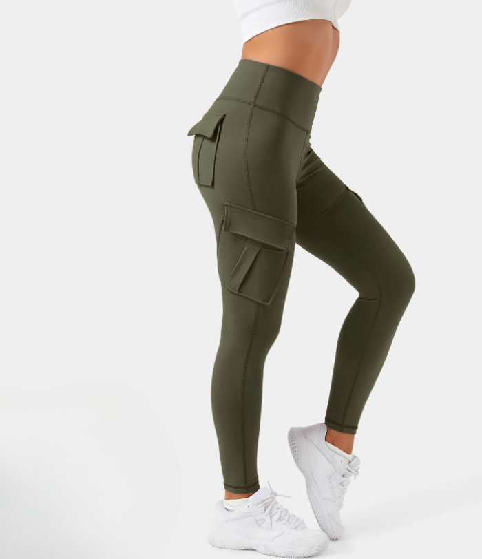 CARLOTTA - LEGGINGS YOGA A VITA ALTA CON TASCA