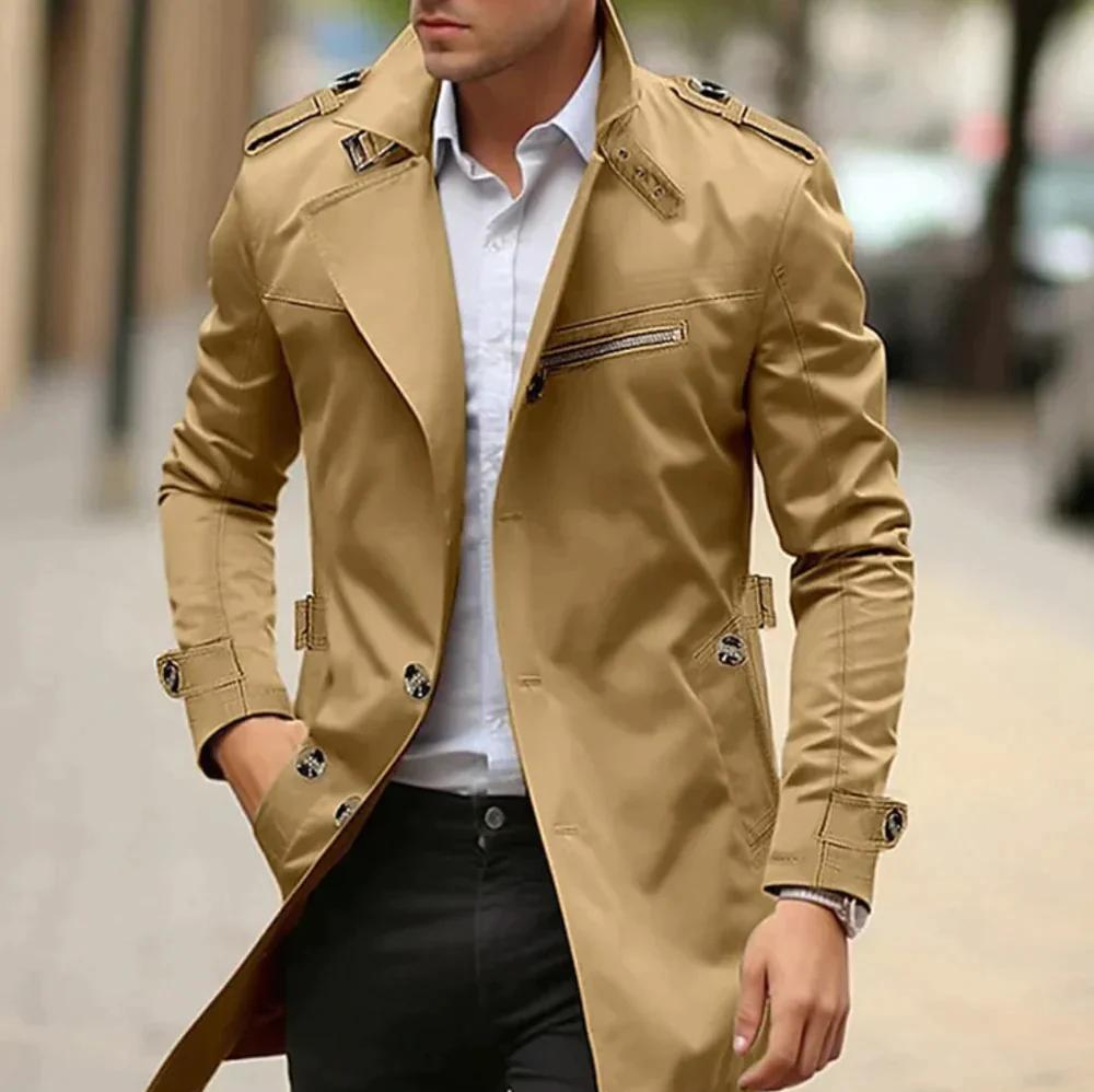 MATTEO - ELEGANTE TRENCH PER UOMINI