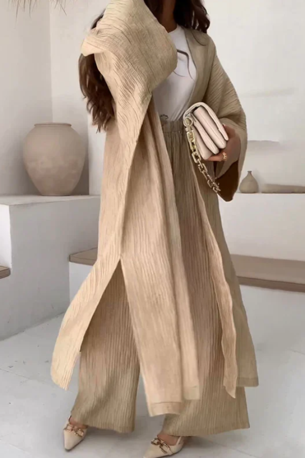 LENA™ - SET RILASSATO DI CARDIGAN E PANTALONI