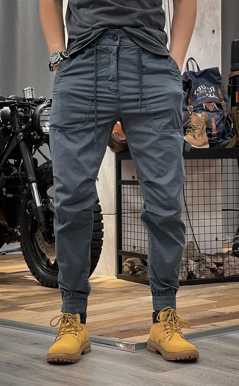 BRUTUS - Pantaloni Cargo Stretch con Spandex