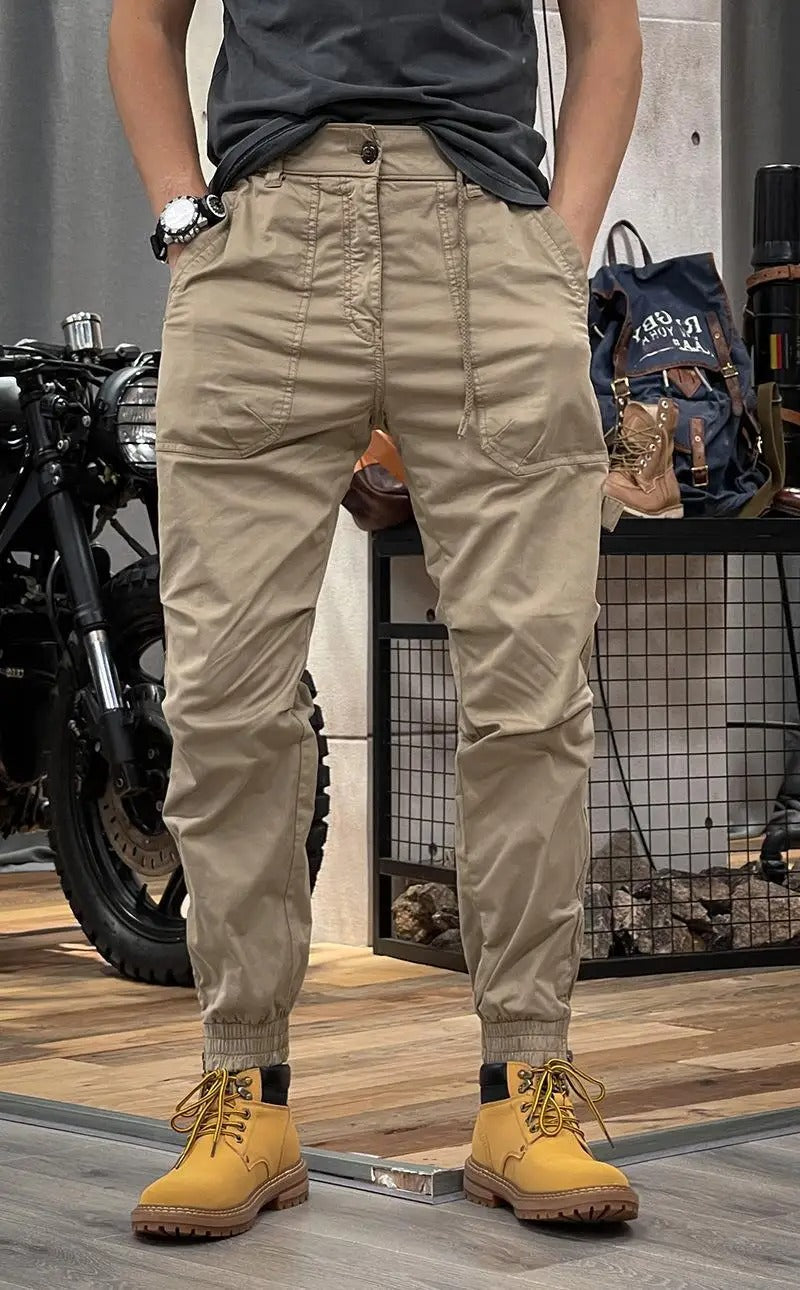 BRUTUS - Pantaloni Cargo Stretch con Spandex