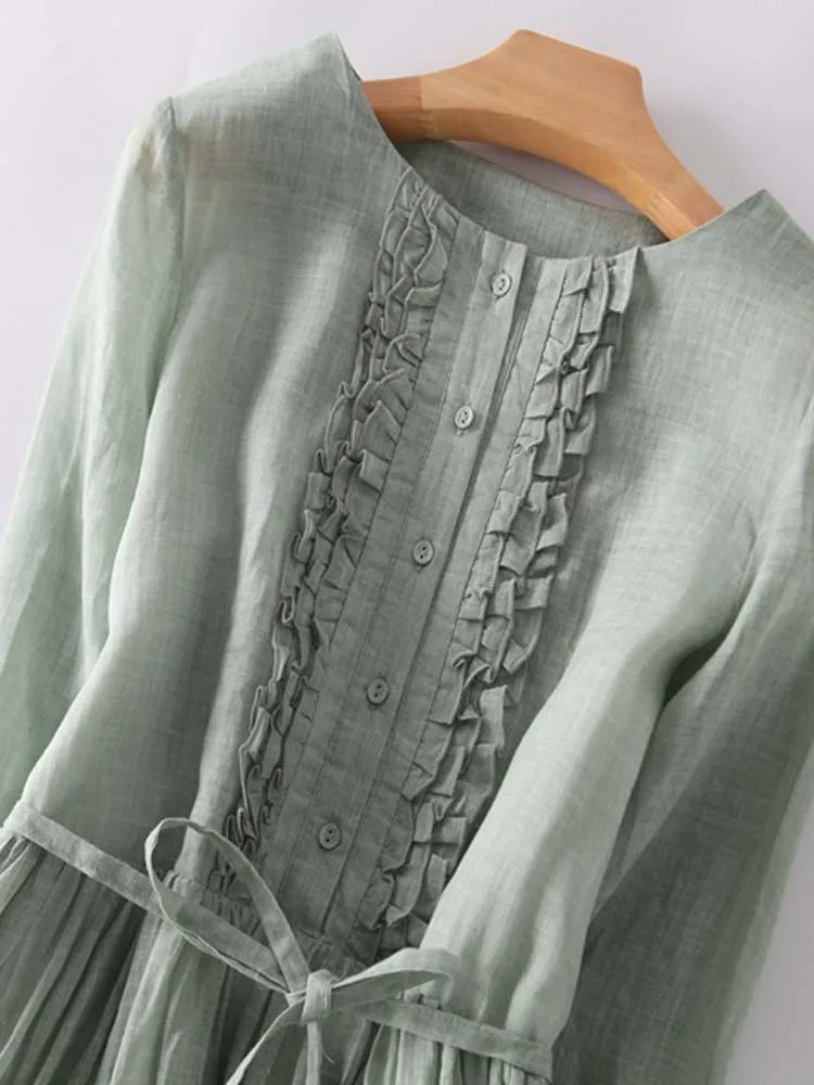 ANNA | TRENDY VESTITO DI LINO