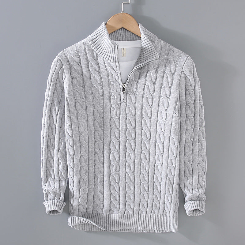EROS - MAGLIONE CON MEZZA ZIP