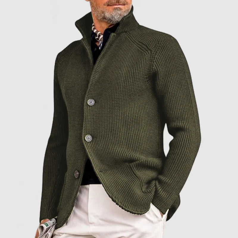 MARIO - CARDIGAN RAFFINATO DA UOMO CON CHIUSURA A BOTTONI