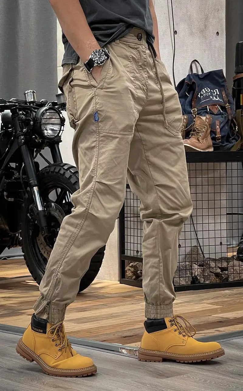 BRUTUS - Pantaloni Cargo Stretch con Spandex