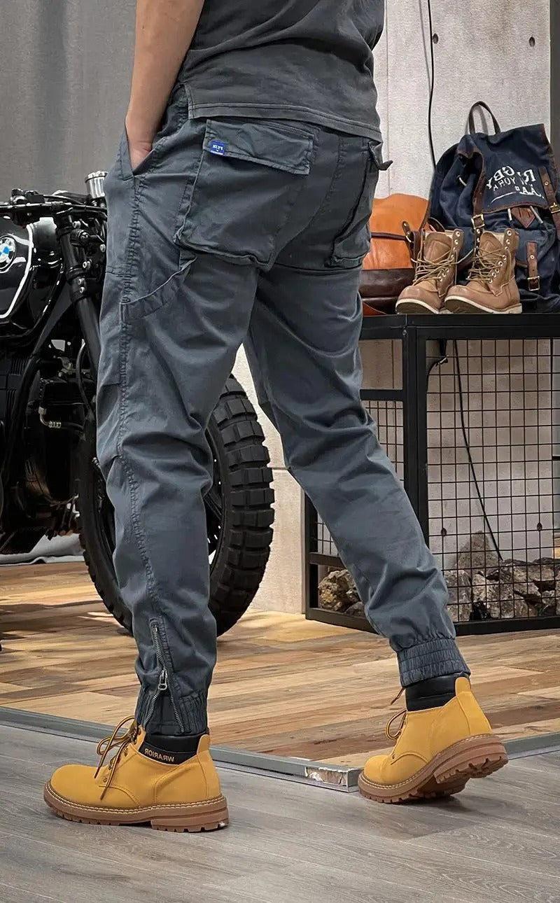 BRUTUS - Pantaloni Cargo Stretch con Spandex