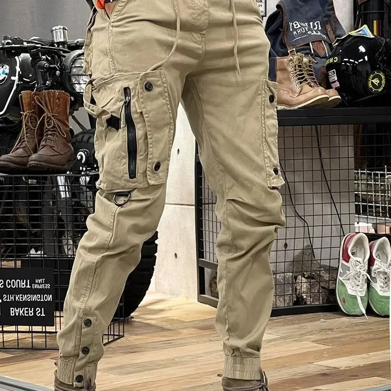 BRUTUS - Pantaloni Cargo Stretch con Spandex