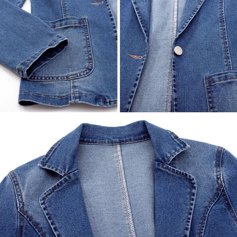 MIRABEL | L'ATERIBÉLLE KLASSISK DENIMBLAZER