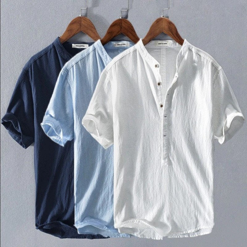 DAVIDE- CAMICIA ELEGANTE IN LINO