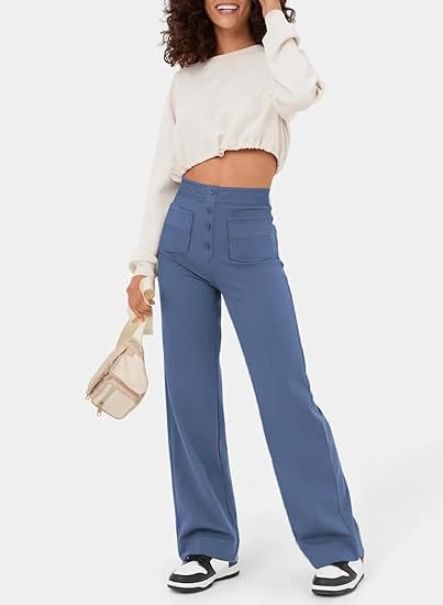 LARA | PANTALONI A VITA ALTA ELASTICIZZATI