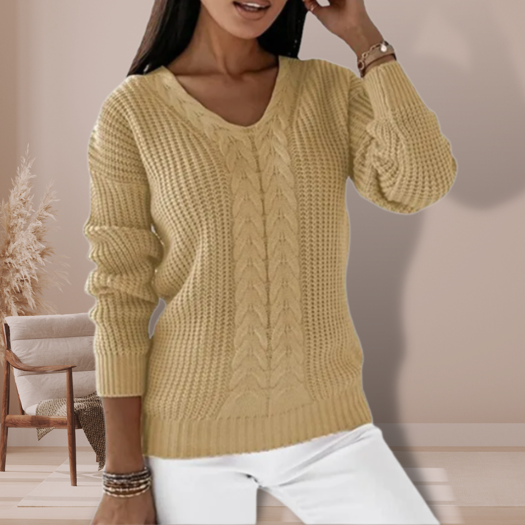 ORIANNA | MAGLIONE LAVORATO A MAGLIA