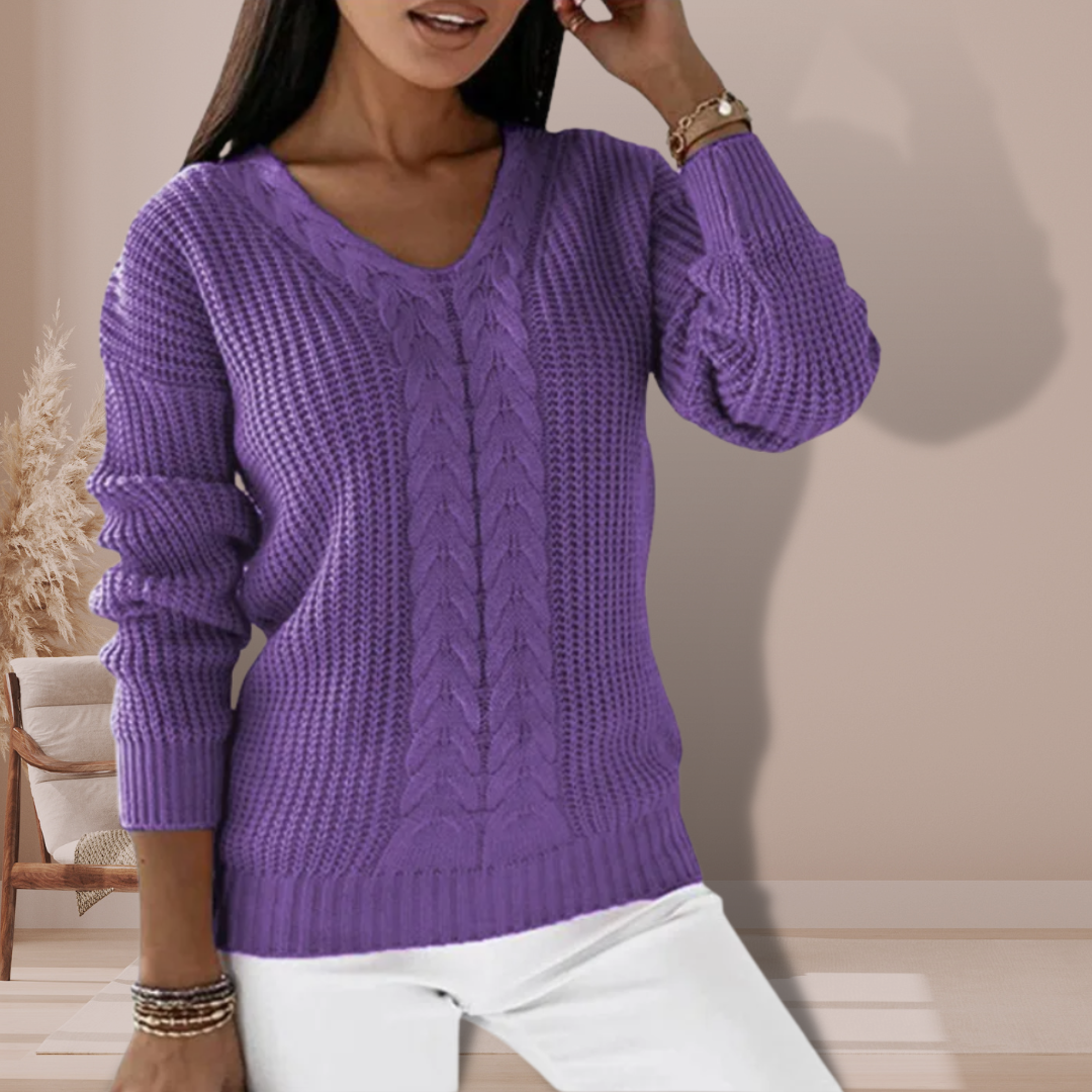 ORIANNA | MAGLIONE LAVORATO A MAGLIA