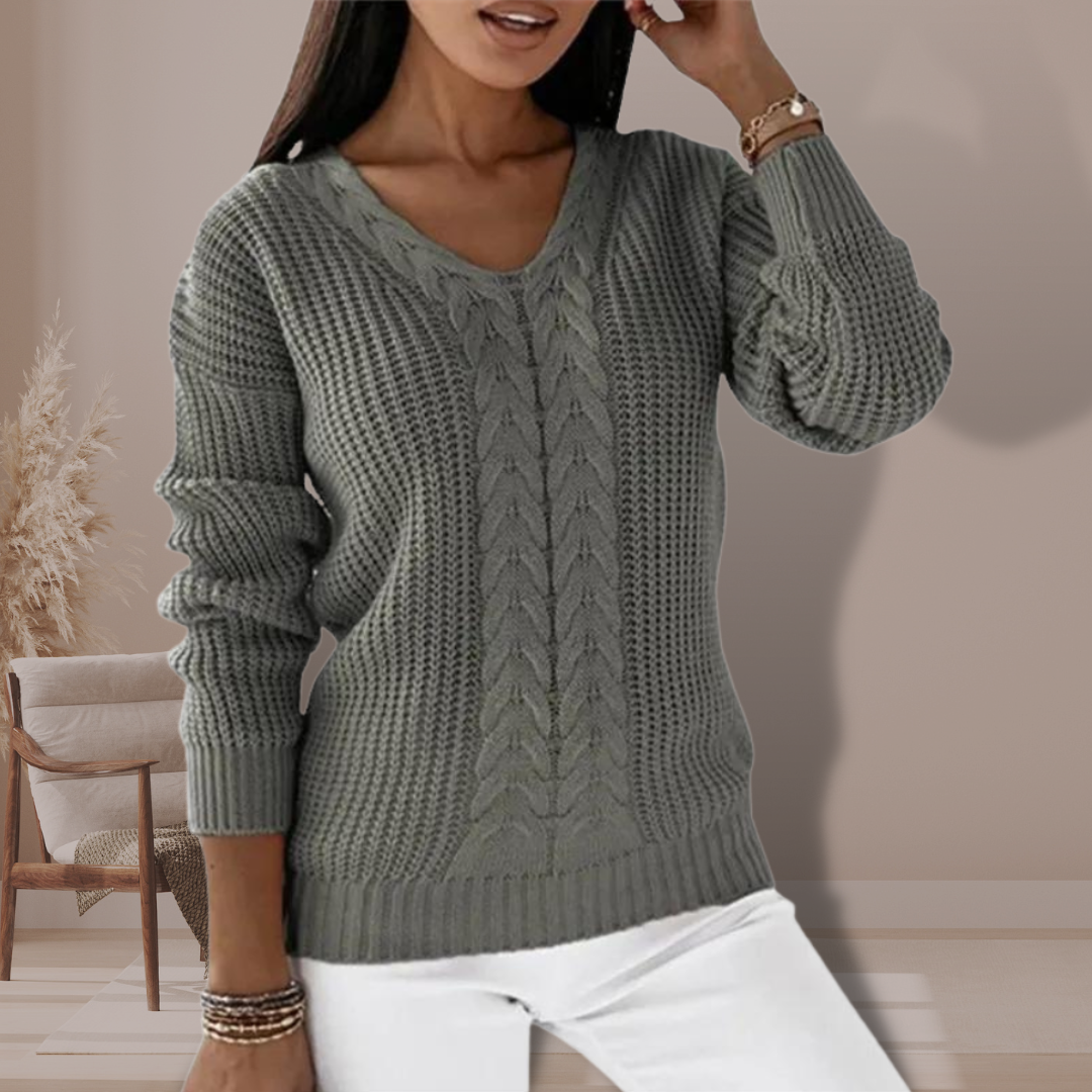 ORIANNA | MAGLIONE LAVORATO A MAGLIA