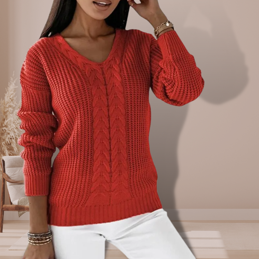 ORIANNA | MAGLIONE LAVORATO A MAGLIA