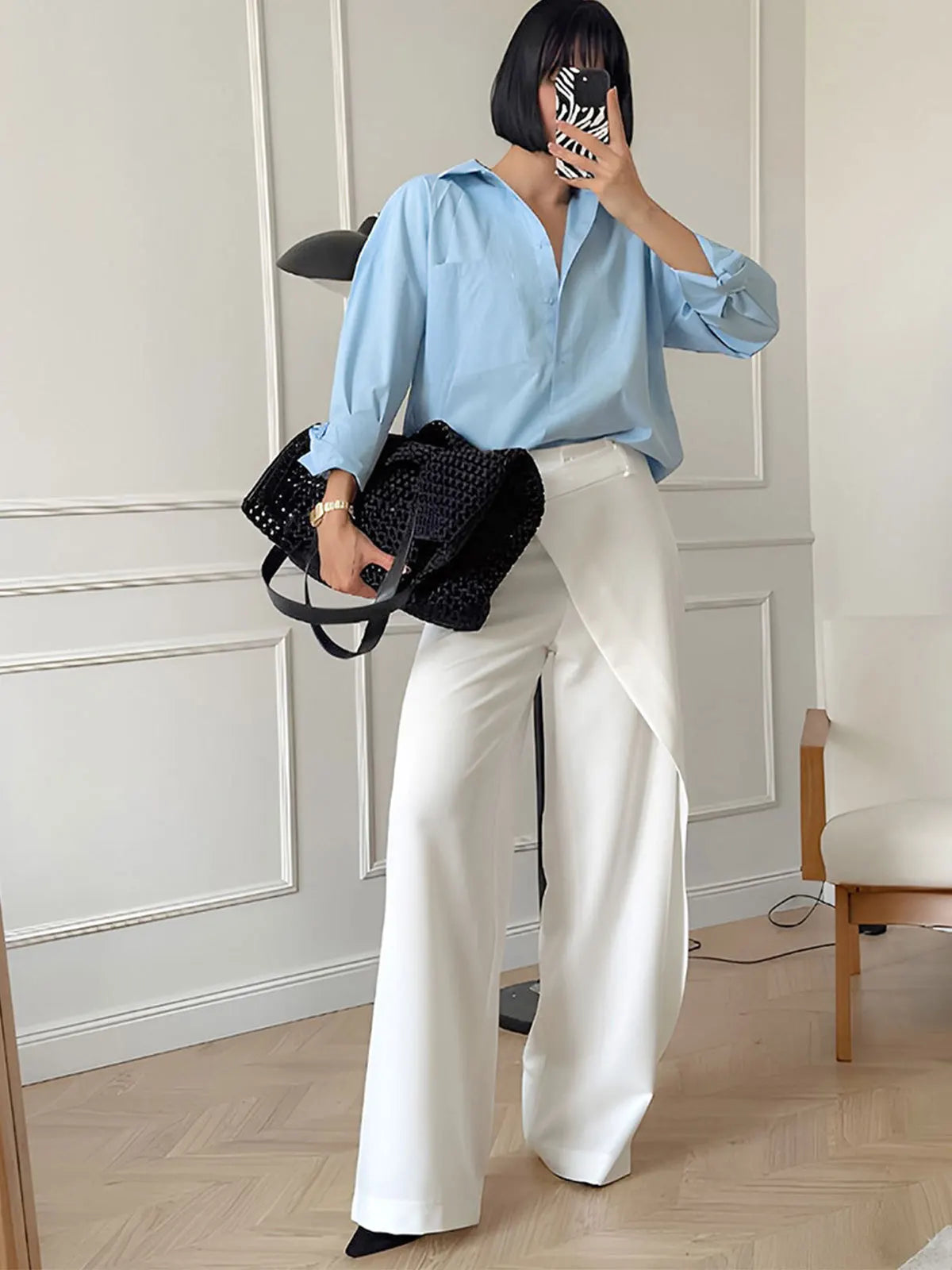 GIOVANNA - PANTALONI ASIMMETRICI ALLA MODA
