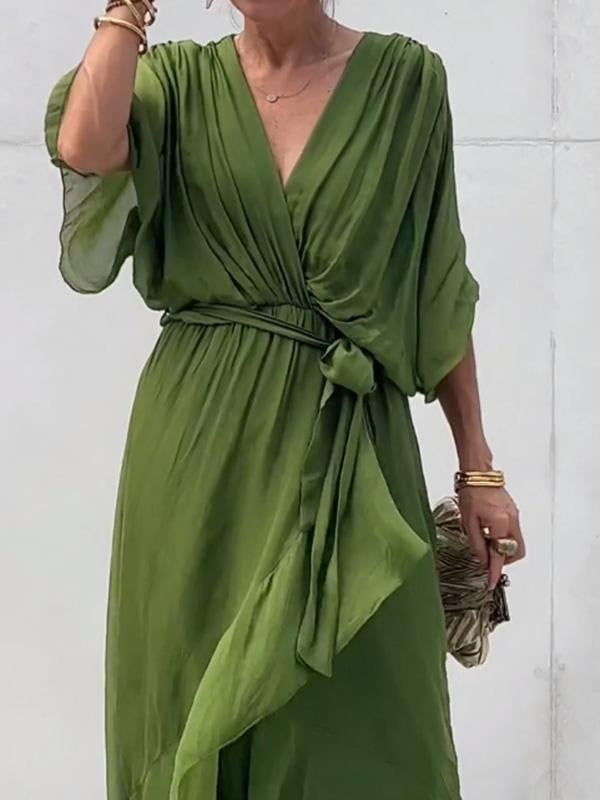 ADELE - ELEGANTE ABITO CON SCOLLO A V