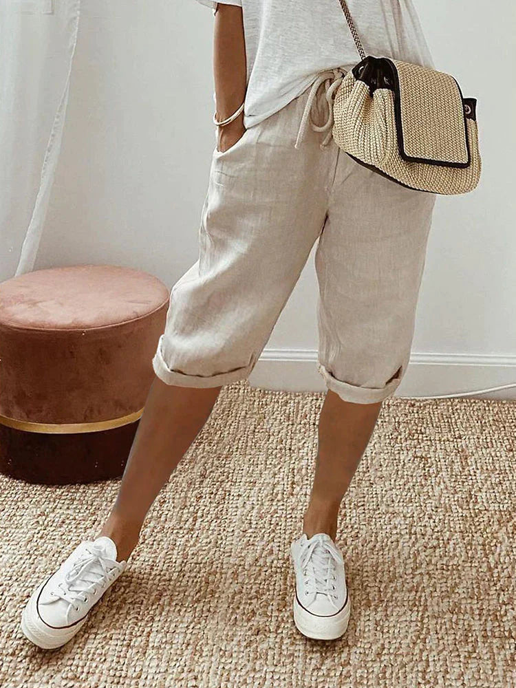 ELENA - SHORTS AUS BAUMWOLLE FÜR FRAUEN