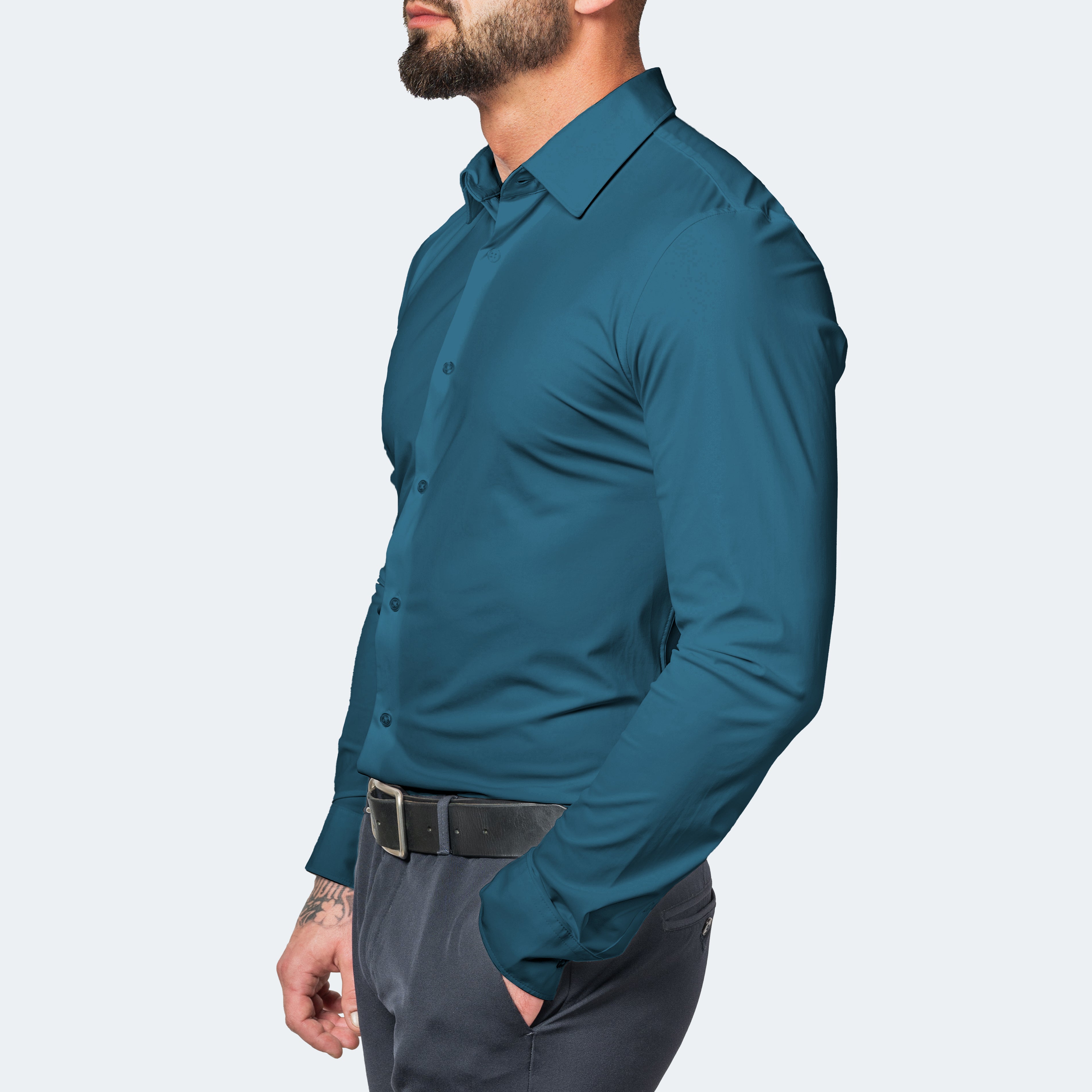 LUIGI | PREMIUM BUTTON DOWN POLO SENZA RUGHE