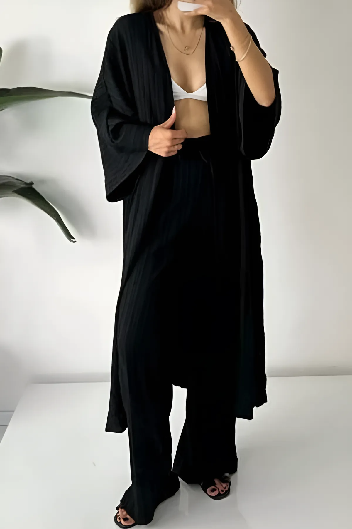 LENA™ - SET RILASSATO DI CARDIGAN E PANTALONI