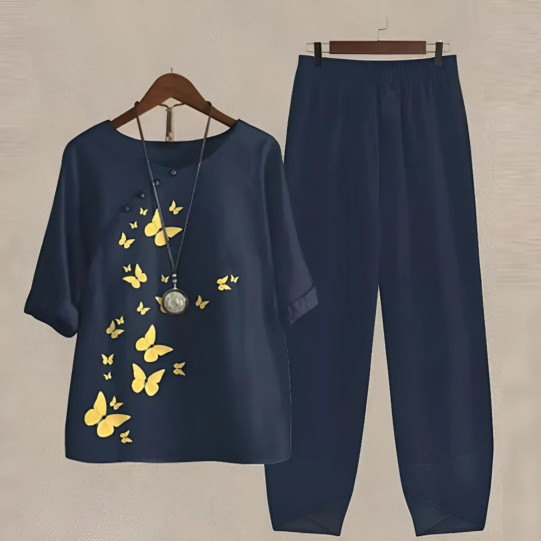 ROSALIA™ | BLUSA E PANTALONI STAMPATI
