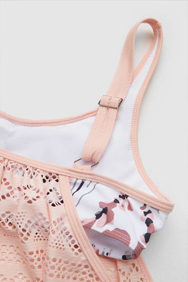 BONARIA - SET BIKINI INCAVATO CON STAMPA VEGETALE