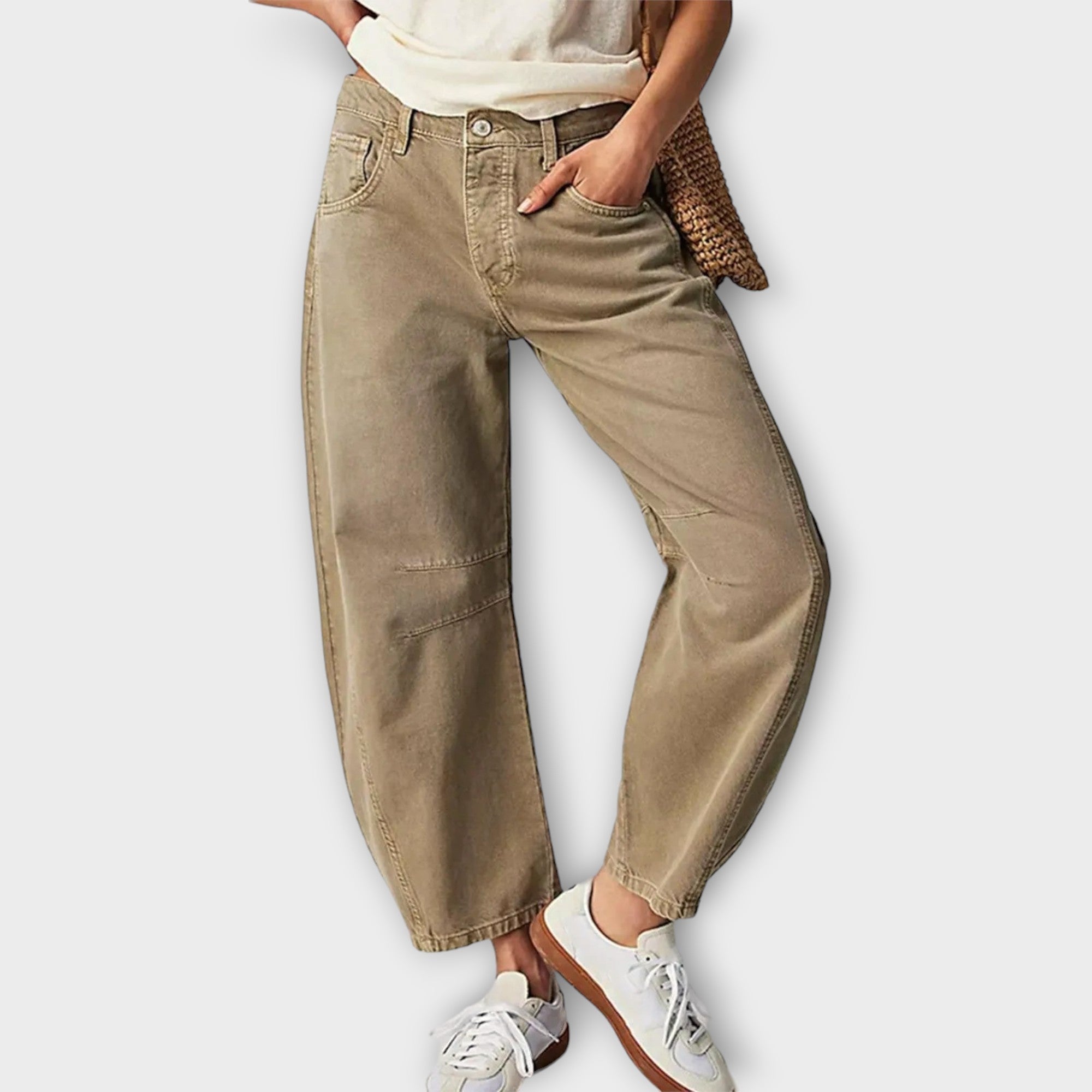 JOY - JEANS CLASSICI A GAMBA LARGA