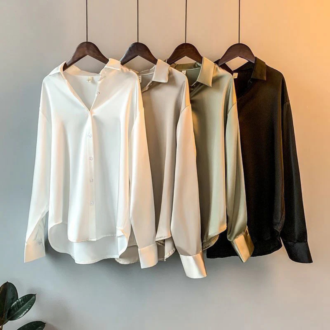 ANITA - CAMICIA IN RASO DA DONNA