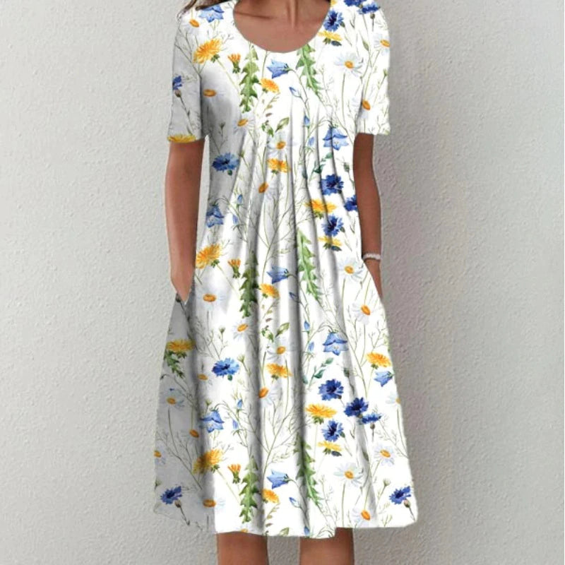 ALLEGRA | BELLISSIMO ABITO IN COTONE FLOREALE