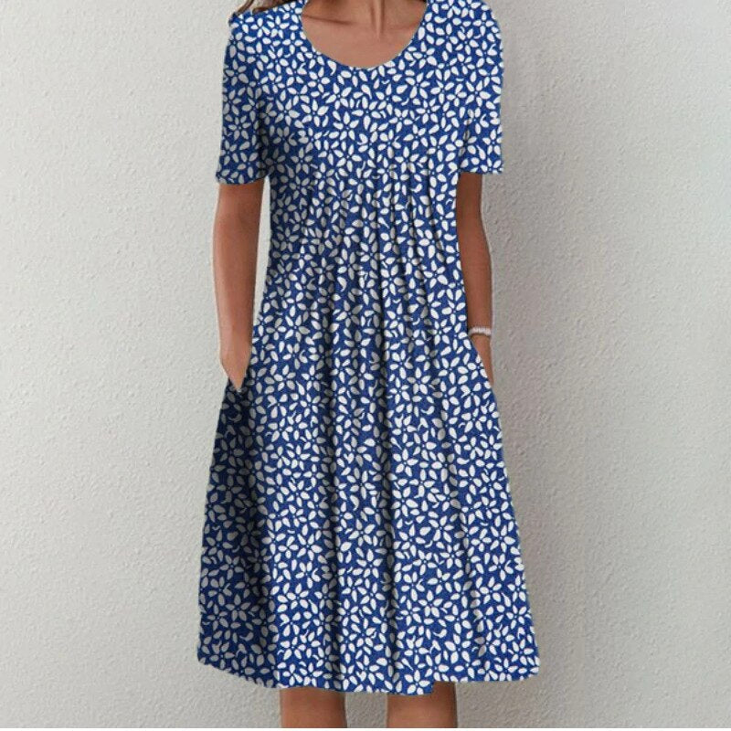 ALLEGRA | BELLISSIMO ABITO IN COTONE FLOREALE