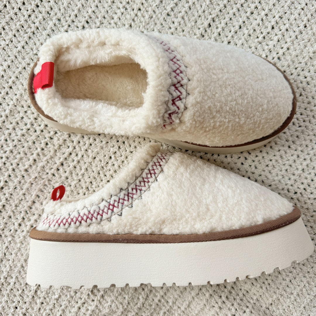 GLACIA - PANTOFOLE A PIATTAFORMA IN PILE SHERPA