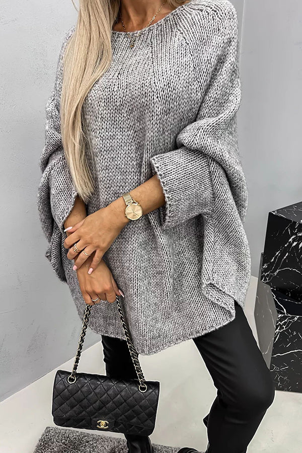 TERESA | MAGLIONE GIROCOLLO IN COTONE LUXE DA DONNA