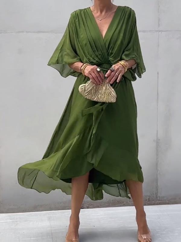 ADELE - ELEGANTE ABITO CON SCOLLO A V