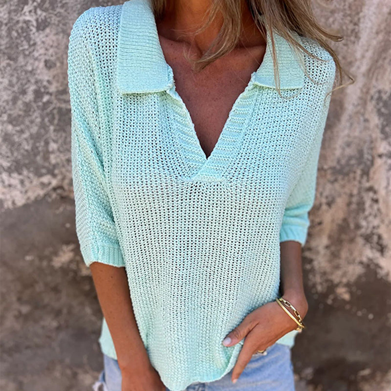 Ginevra | Top con scollo a V, casual ed elegante